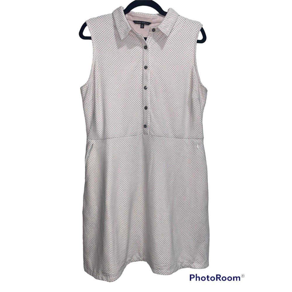 Dagny Scout Golf Polo Sleeveless Mesh Dress Size XL
